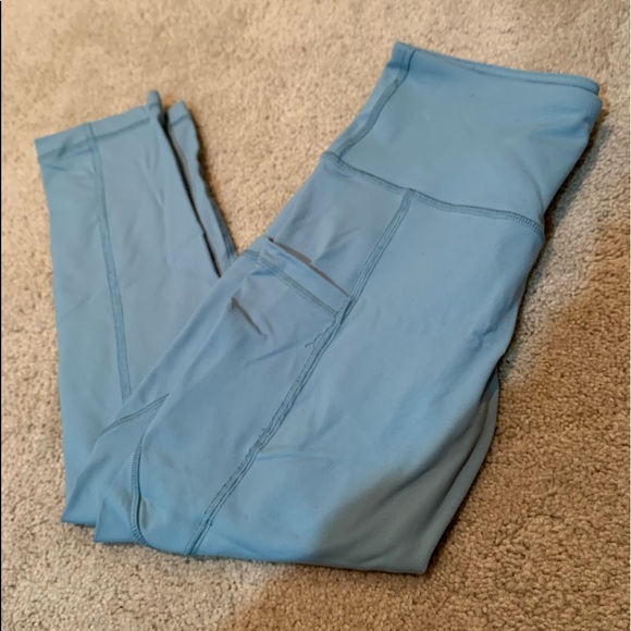 90 Degree By Reflex Pants - blue leggings
